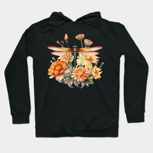 Watercolor Dragonfly Hoodie